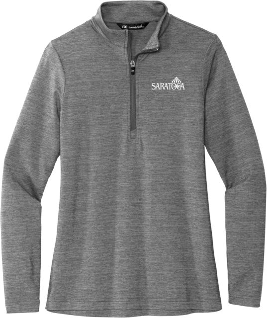 NYRA TravisMathew Womens Grey Crestview 1/4 Zip