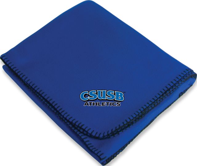 Cal State San Bernardino Arctic Fleece Blanket  CSUSB Athletics - ONLINE ONLY