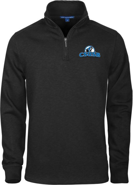 Cal State San Bernardino Slub Fleece 1/4 Zip Pullover Cal State San Bernardino Primary Logo - ONLINE ONLY