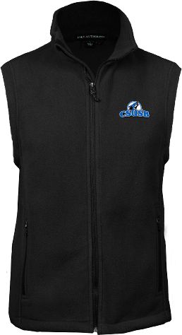 Cal State San Bernardino Fleece Full Zip Vest Cal State San Bernardino Primary Logo - ONLINE ONLY