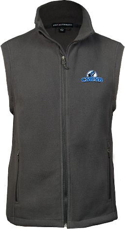 Cal State San Bernardino Fleece Full Zip Vest Cal State San Bernardino Primary Logo - ONLINE ONLY