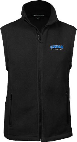 Cal State San Bernardino Fleece Full Zip Vest CSUSB Athletics - ONLINE ONLY
