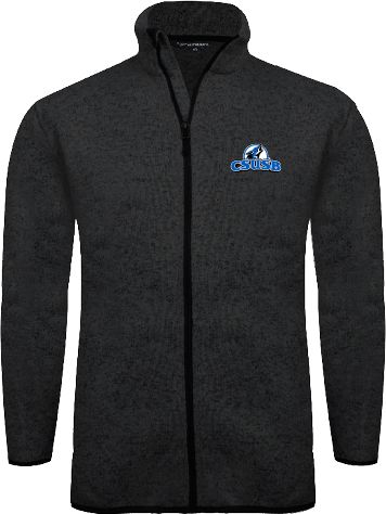 Cal State San Bernardino  Sweater Fleece Jacket Cal State San Bernardino Primary Logo - ONLINE ONLY