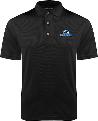 Cal State San Bernardino Dry Mesh Polo Cal State San Bernardino Primary Logo - ONLINE ONLY