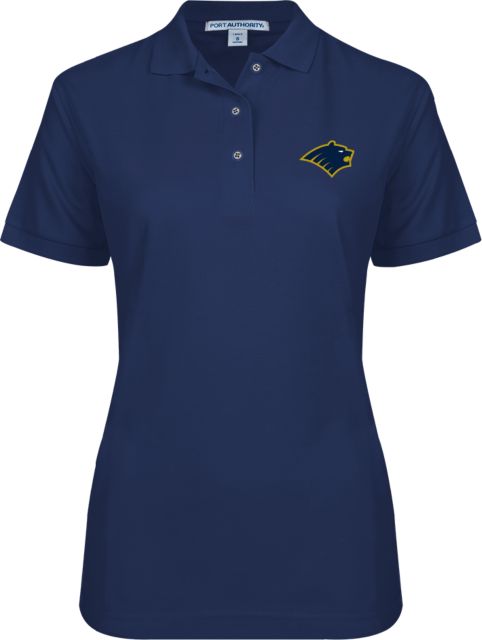 George Fox Ladies Easycare Pique Polo Bear Head - ONLINE ONLY