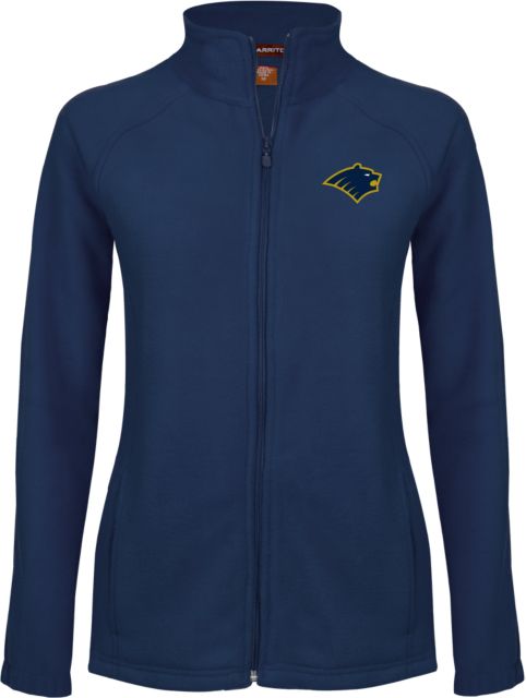 George Fox Ladies Fleece Full Zip Jacket Bear Head - ONLINE ONLY