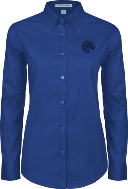 Fayetteville Ladies Twill Button Down Long Sleeve Bronco - ONLINE ONLY