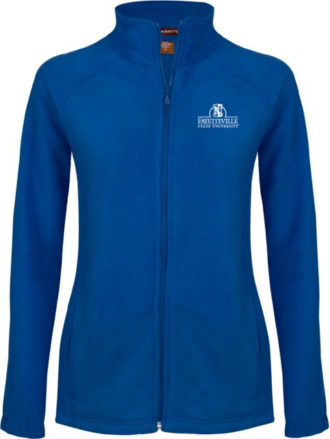 Fayetteville Ladies Fleece Full Zip Jacket Fayetteville State University Logo - ONLINE ONLY