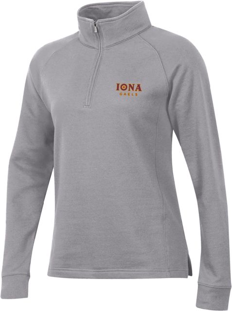 Iona Gear Womens Oxford 1/4 Zip Primary Wordmark - ONLINE ONLY