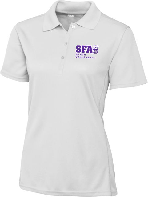 Stephen F Austin C&B Womens Clique Ice Pique Polo SFA Beach Volleyball - ONLINE ONLY