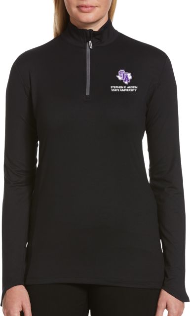 Stephen F Austin Callaway Womens 1/4 Zip Pullover SFA University Mark - ONLINE ONLY
