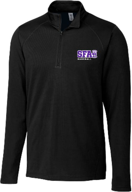 Stephen F Austin C&B Clique Ice Pique Half Zip SFA Baseball - ONLINE ONLY