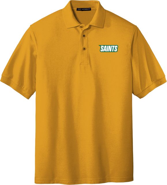 Siena Silk Touch Polo Saints Wordmark - ONLINE ONLY