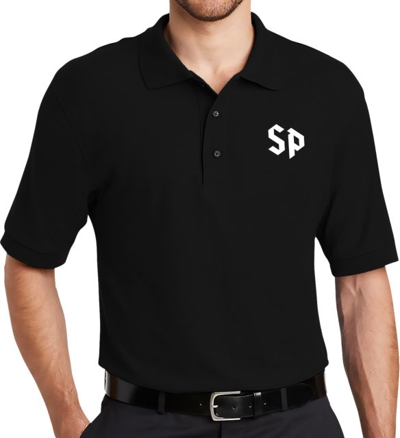 Saint Peters Easycare Pique Polo Saint Peters Monogram - ONLINE ONLY