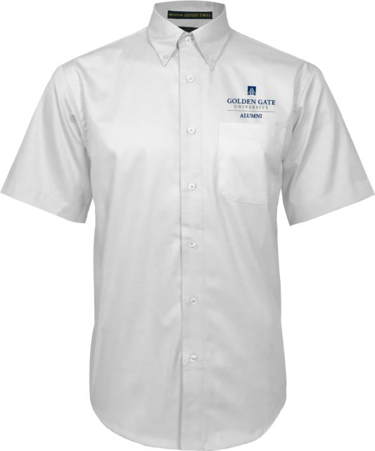 Golden Gate University Alumni Twill Short Sleeve Button-Down - ONLINE ONLY