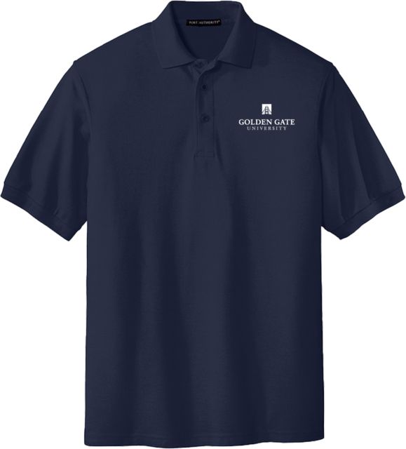 Golden Gate Extended Silk Touch Polo Golden Gate University Stacked - ONLINE ONLY