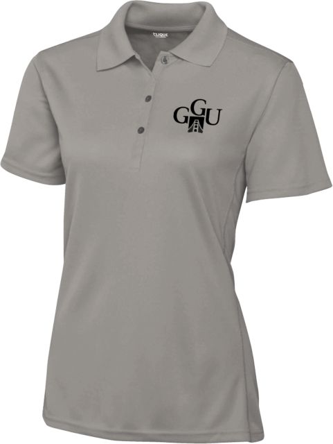 Golden Gate C&B Womens Clique Ice Pique Polo Golden Gate University Insignia - ONLINE ONLY