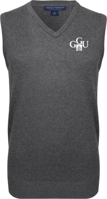 Golden Gate VNeck Sweater Vest Golden Gate University Insignia - ONLINE ONLY