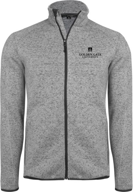 Golden Gate Sweater Fleece Jacket Golden Gate University Stacked - ONLINE ONLY