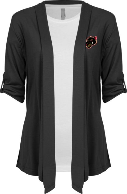 Virginia CC System Womens Drape Front Cardigan Sweater Southside Virginia Community College Mascot - ONLINE ONLY