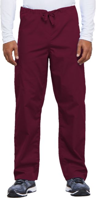 Southside Virginia Unisex Wine WW Originals Drawstring Scrub Pant BLANK - ONLINE ONLY