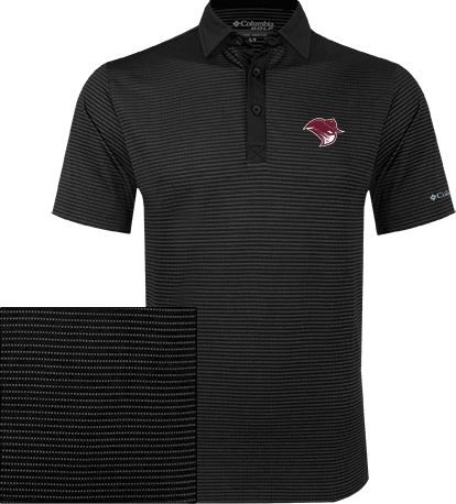 TAMIU Columbia Omni Wick Sunday Golf Polo Dusty - ONLINE ONLY