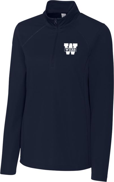 Webb School C&B Womens Clique Ice Pique Half Zip Webb Athletic W - ONLINE ONLY