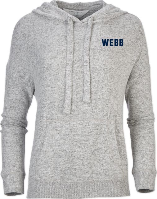 Webb School Boxercraft Womens Oxford Heather Cuddle Soft Hoodie Webb Block - ONLINE ONLY