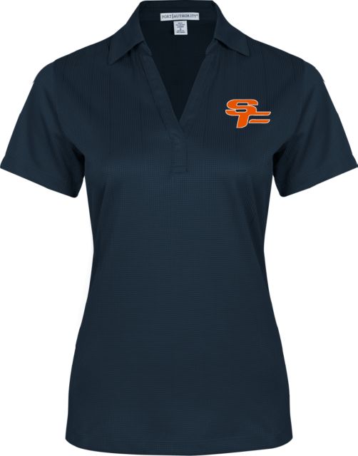 South Florida State Womens Performance Fine Jacquard Polo Primary Mark EMB - ONLINE ONLY