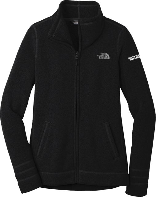 South Florida State The North Face Womens Heather Fleece Jacket South Florida State College Flat EMB - ONLINE ONLY