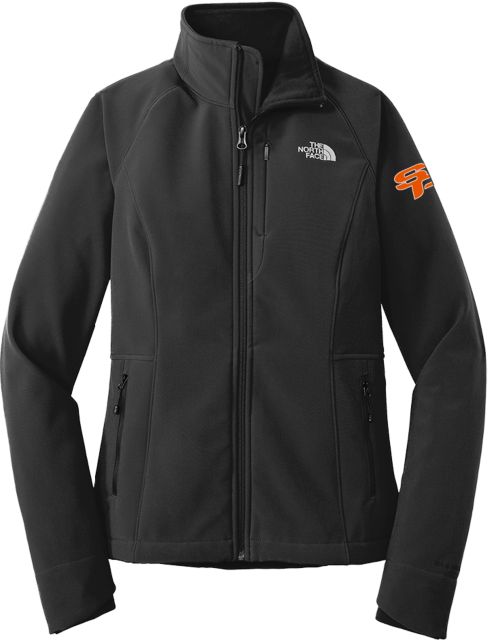 South Florida State The North Face Womens Apex Barrier Light Heather Softshell Jacket Primary Mark EMB - ONLINE ONLY