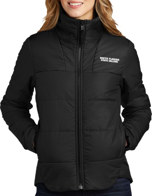 Womens black best sale insulated jacket