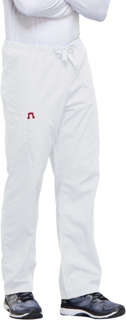 Unisex White WW Originals Drawstring Scrub Pant - ONLINE ONLY