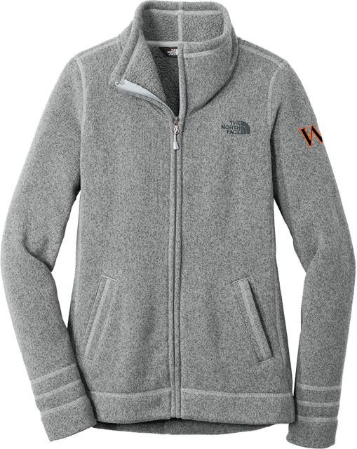William Paterson The North Face Womens Heather Fleece Jacket Primary Mark - ONLINE ONLY