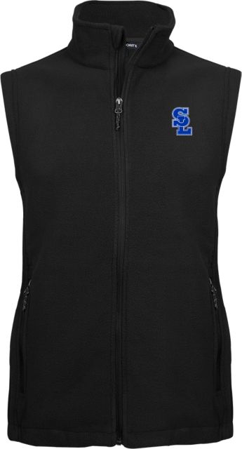 Salt Lake Community Fleece Full Zip Vest Primary Mark - ONLINE ONLY