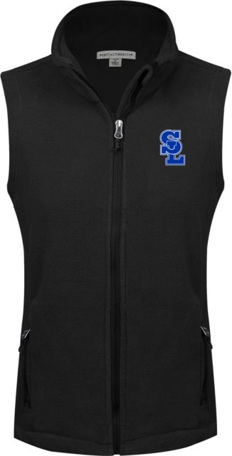 Salt Lake Community Womens Fleece Full Zip Vest Primary Mark - ONLINE ONLY