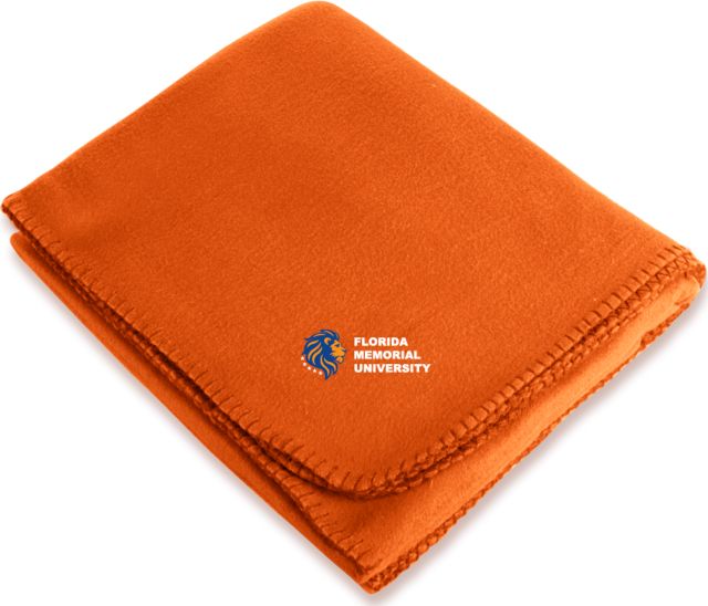 Florida Memorial Arctic Fleece Blanket Florida Memorial University with Lion - ONLINE ONLY