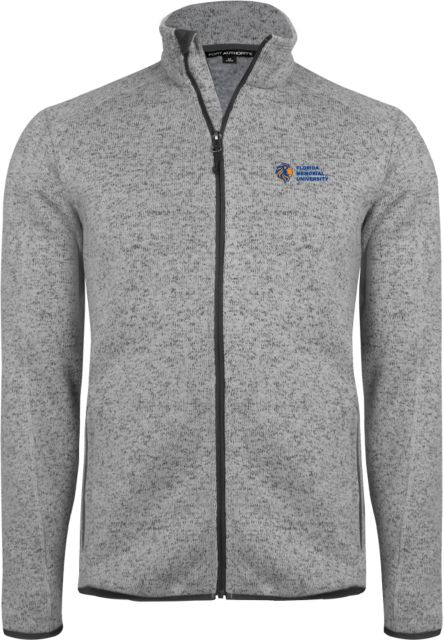 Florida Memorial Sweater Fleece Jacket Florida Memorial University with Lion - ONLINE ONLY