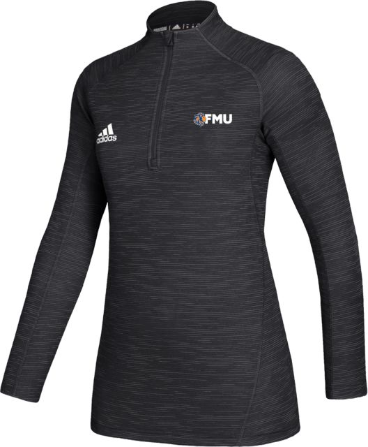 Florida Memorial Adidas Womens Game Mode 1/4 Zip Florida Memorial University Primary Mark - ONLINE ONLY