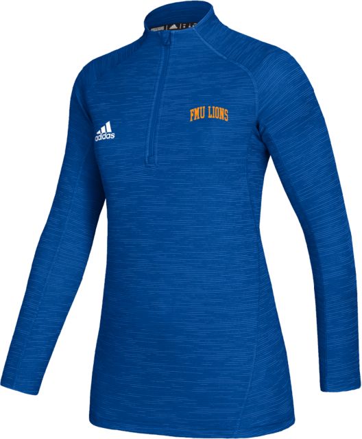Florida Memorial Adidas Womens Game Mode 1/4 Zip FMU Lions Arched - ONLINE ONLY
