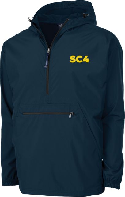 St. Clair  Charles River Pack N Go Pullover Rain Jacket SC4 Primary Mark - ONLINE ONLY