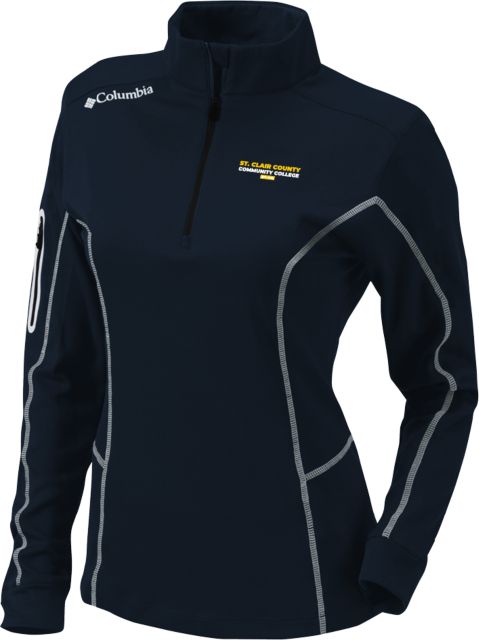 St. Clair Columbia Womens Omni Wick Shotgun 1/4 Zip St Clair CC Est. Date - ONLINE ONLY