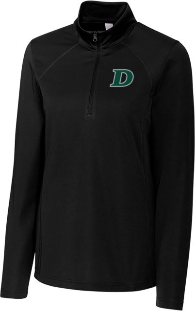 Drew University C&B Womens Clique Ice Pique Half Zip Drew University D - ONLINE ONLY
