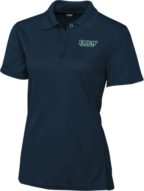 Drew University C&B Womens Dark Clique Ice Pique Polo Drew Rangers - ONLINE ONLY