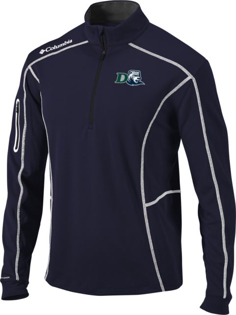Drew University Columbia Omni Wick Shotgun 1/4 Zip Drew University Rangers Primary Mark - ONLINE ONLY