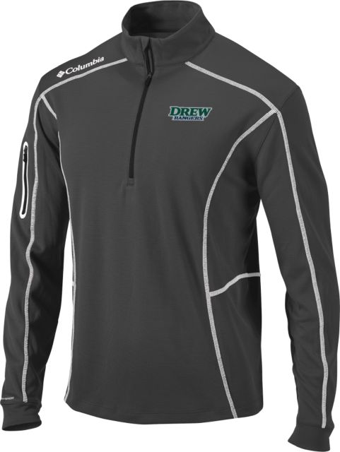 Drew University Columbia Omni Wick Shotgun 1/4 Zip Drew Rangers - ONLINE ONLY