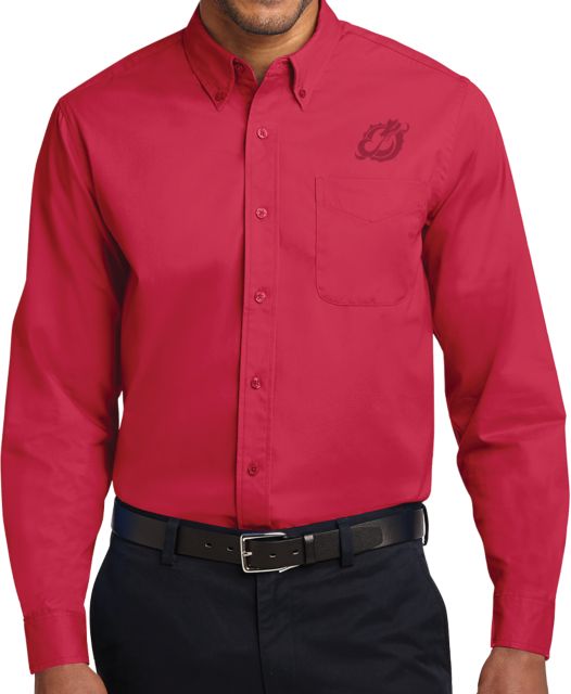 MSUM Twill Button Down Long Sleeve Dragon Mark - ONLINE ONLY
