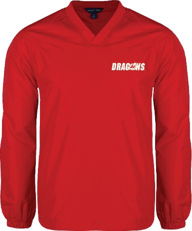 MSUM V Neck Raglan Windshirt Dragons - ONLINE ONLY