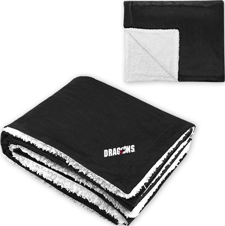 MSUM Super Soft Luxurious Sherpa Throw Blanket Dragons - ONLINE ONLY