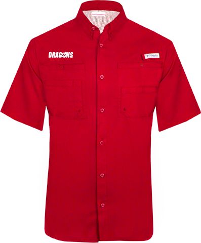 MSUM Columbia Tamiami Performance Short Sleeve Shirt Dragons - ONLINE ONLY